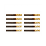 1/8 in 3FL End Mill – ZrN - (10 Pack)